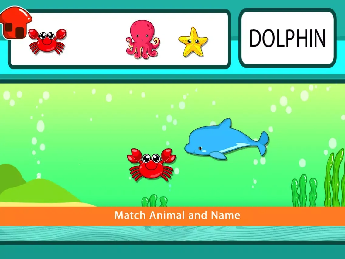 تصاویر Baby Learn Sea Animal Names iPad 