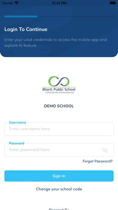 Screenshot di Edunext Parent