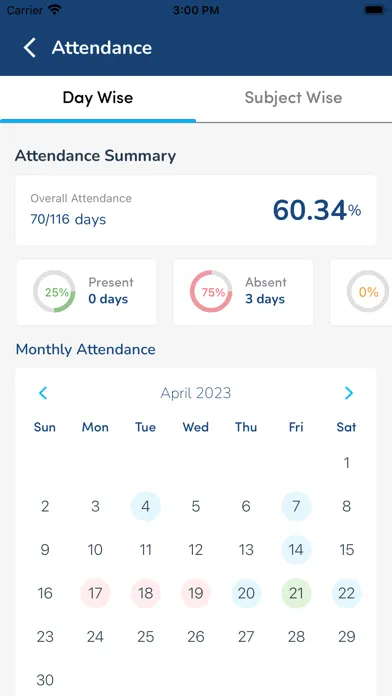 SHIS Parent App スクリーンショット