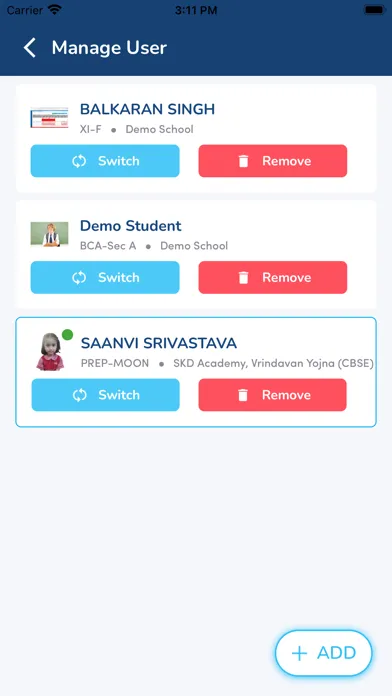 SHIS Parent App スクリーンショット