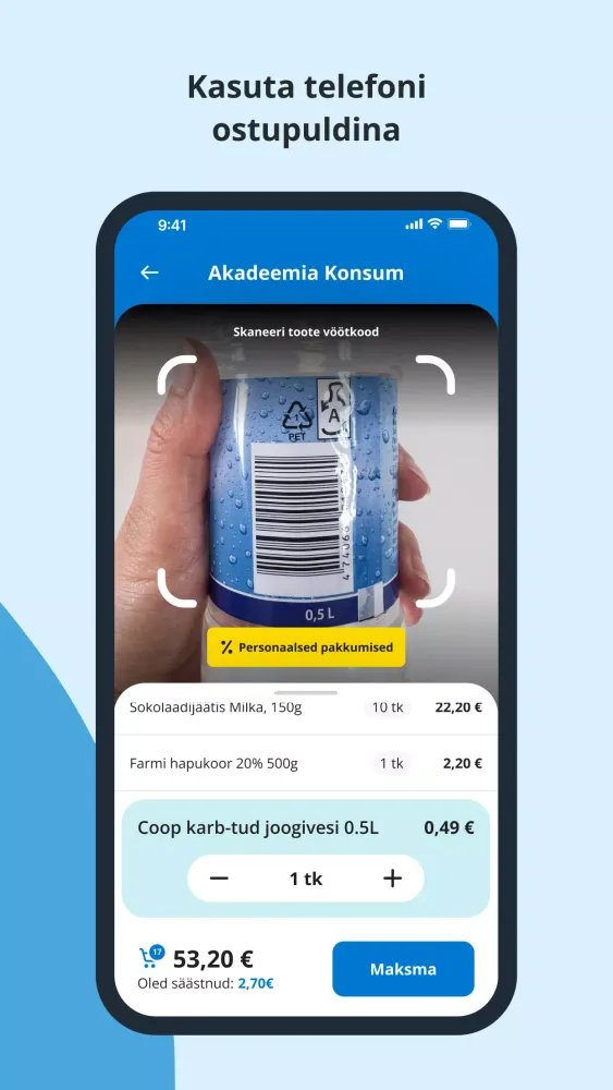 Tangkapan skrin Coop Eesti