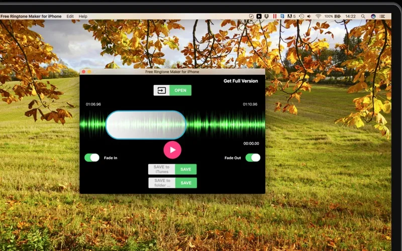 Free Ringtone Maker for iPhone سکرین شاٹس