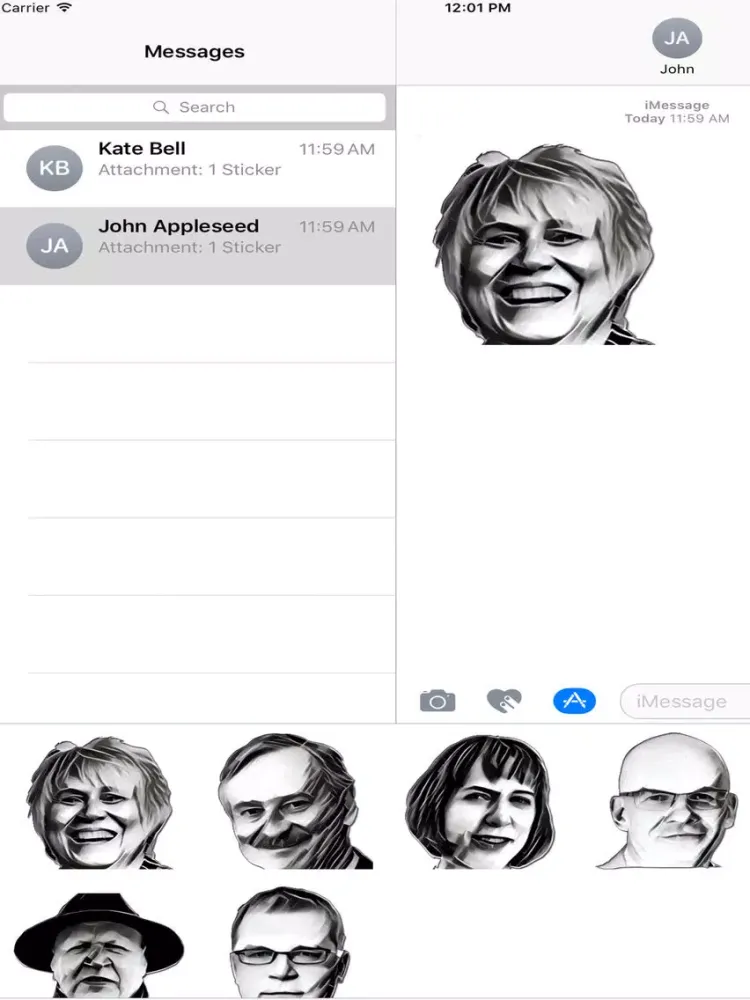 Capturas de pantalla de President 2016 Stickers iPad 