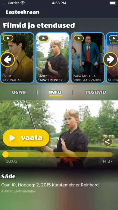 Capturas de pantalla de Lasteekraan