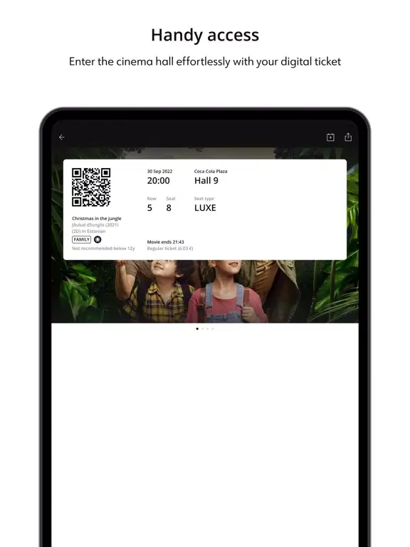 Forum Cinemas Estonia iPad  سکرین شاٹس