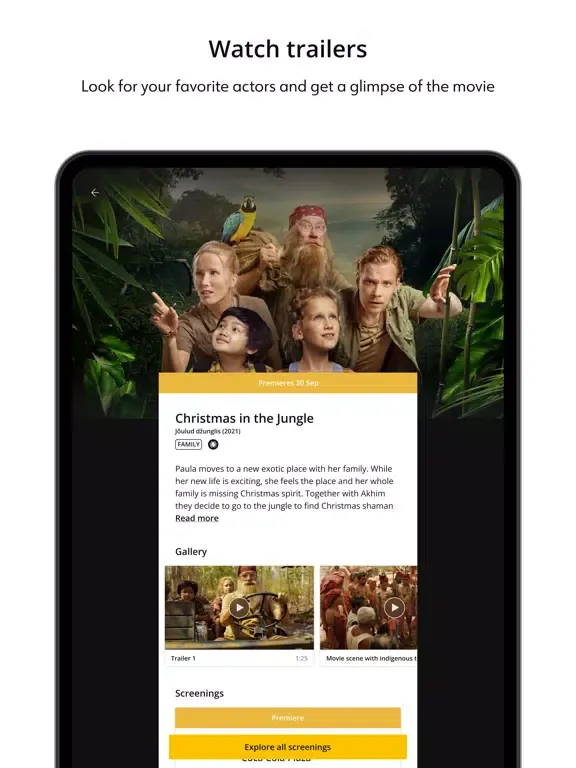 Forum Cinemas Estonia iPad  سکرین شاٹس