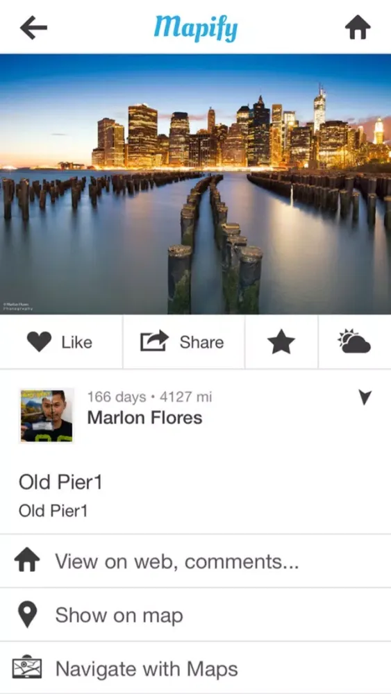 Mapify App - Real Time Media on Map Screenshots