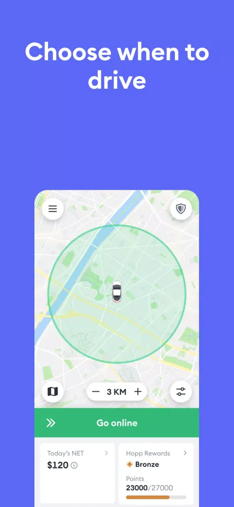 Hopp Driver Screenshots