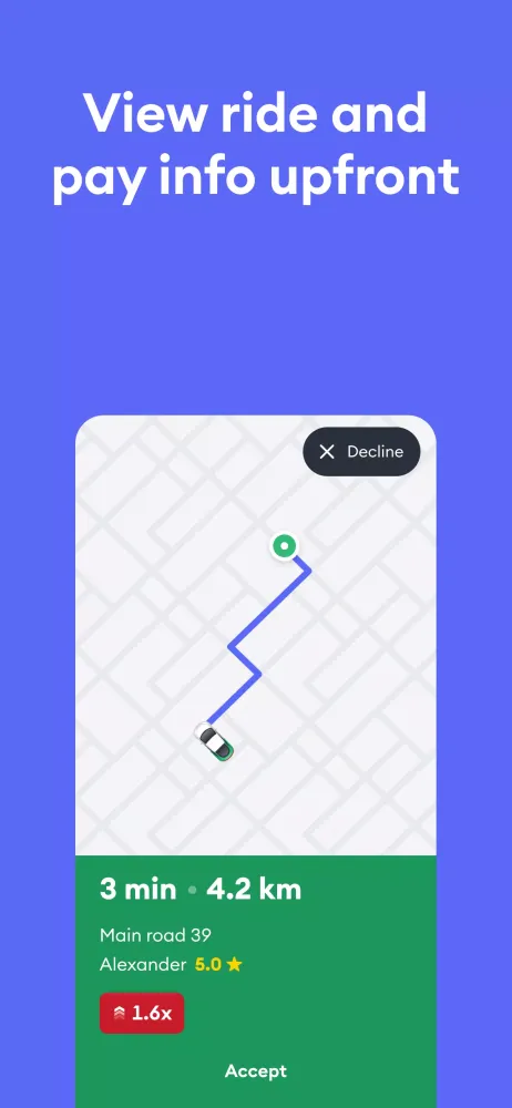 Hopp Driver Screenshots