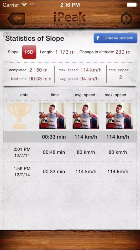 Capturas de tela do iPeak St.Anton & St.Christoph