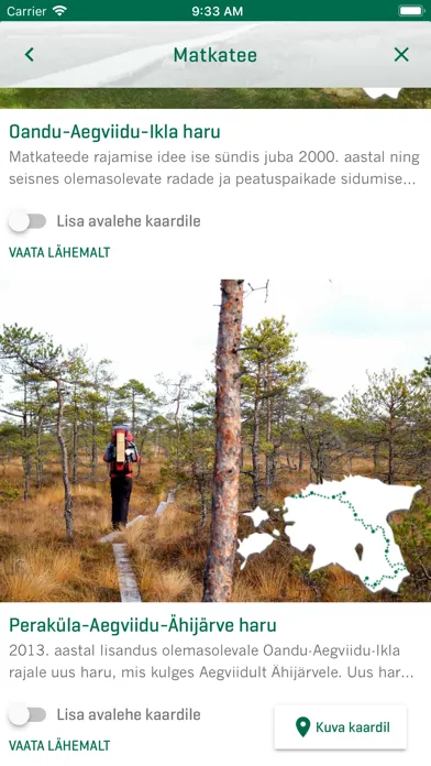 Captures d'écran de RMK Loodusega koos