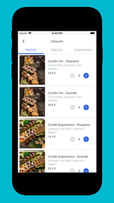 Capturas de pantalla de Ericeira Eats