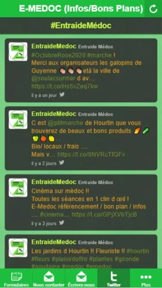 Tangkapan skrin E-MEDOC