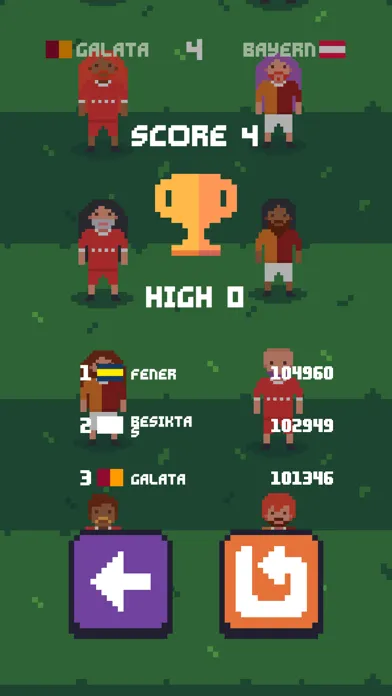 Tangkapan skrin 8bit Soccer - Champions Teams
