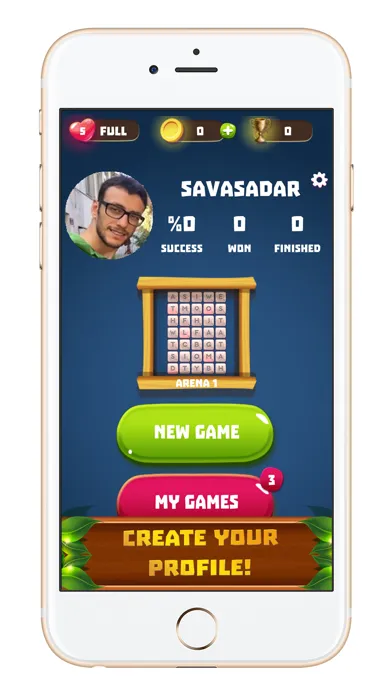 Tangkapan layar Word Challenge Online