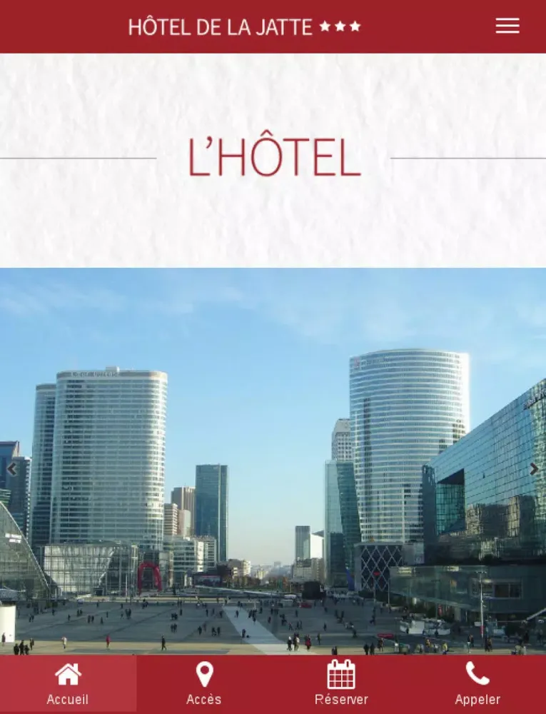 Hôtel de la Jatte iPad 應用截圖