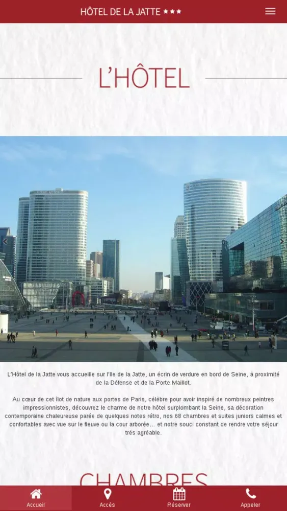 Hôtel de la Jatte應用截圖