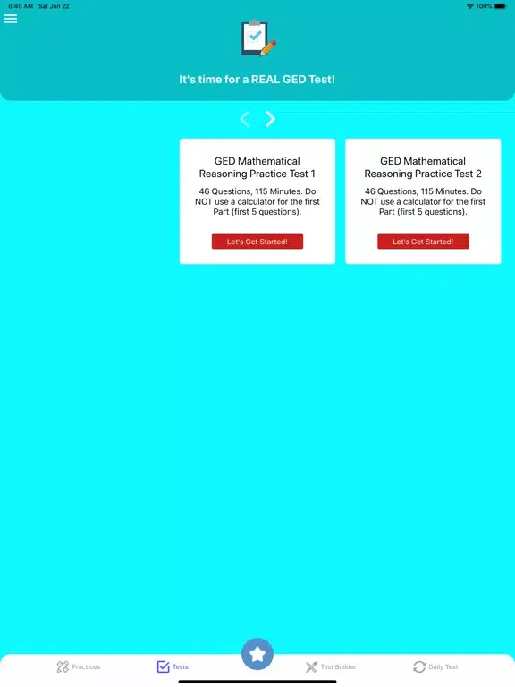 GED Math Test & Practice 2019 iPad  स्क्रीनशॉट