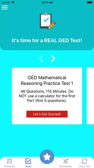 GED Math Test & Practice 2019 स्क्रीनशॉट