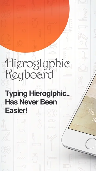 Zrzuty ekranu Hieroglyphic Keyboard