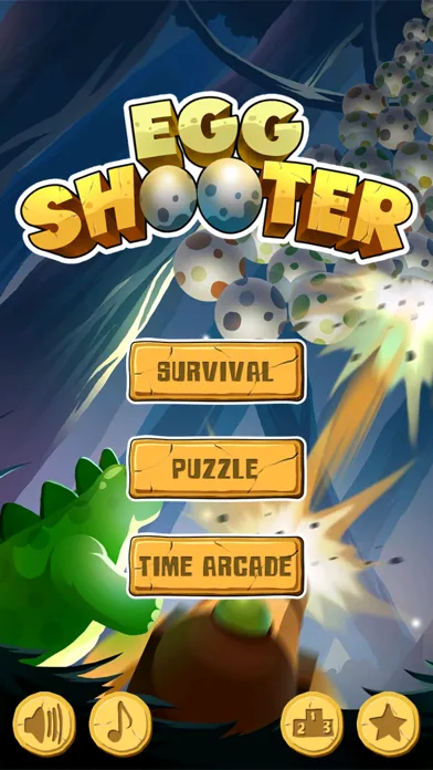 Zrzuty ekranu Dynomite Egg Bubble Shooter