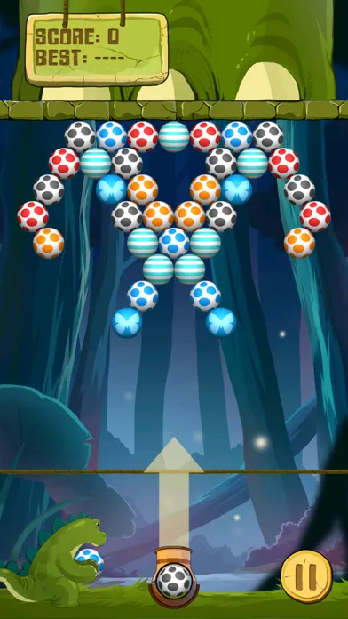 Zrzuty ekranu Dynomite Egg Bubble Shooter