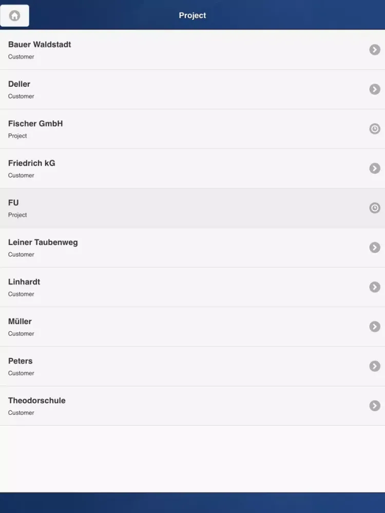 Capturas de pantalla de Time Recording SaaS.de iPad 