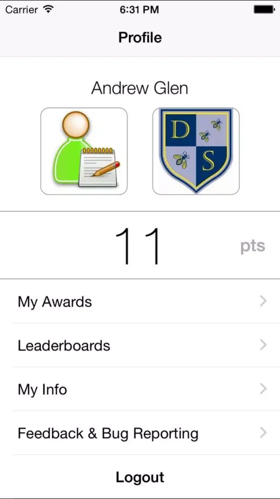 Capturas de tela do School Rewards 2
