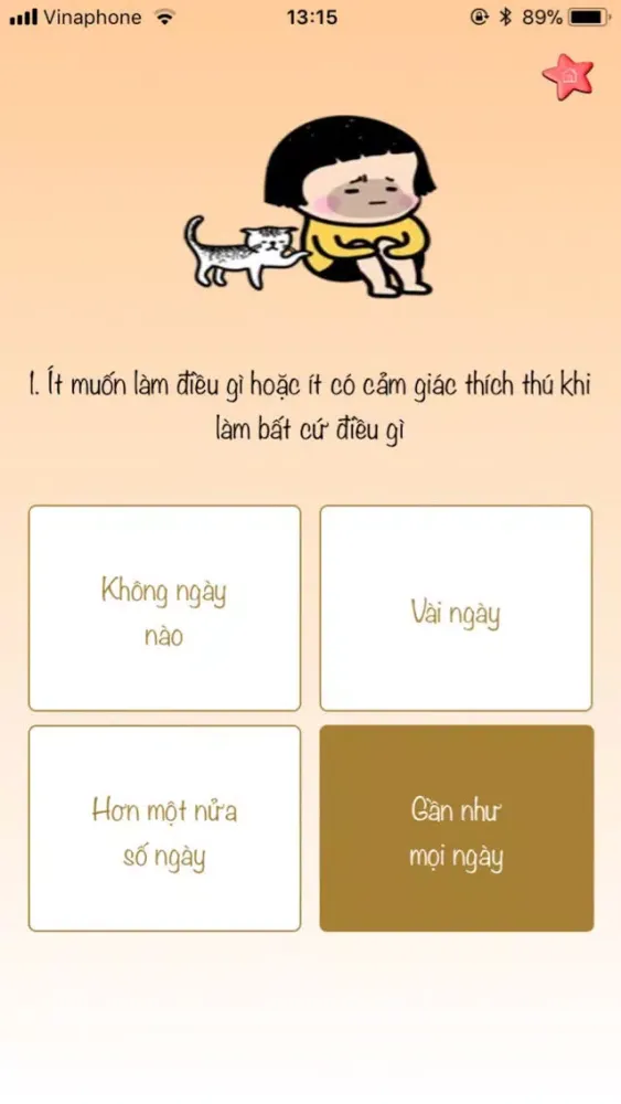 Tangkapan skrin Bệnh Trầm Cảm