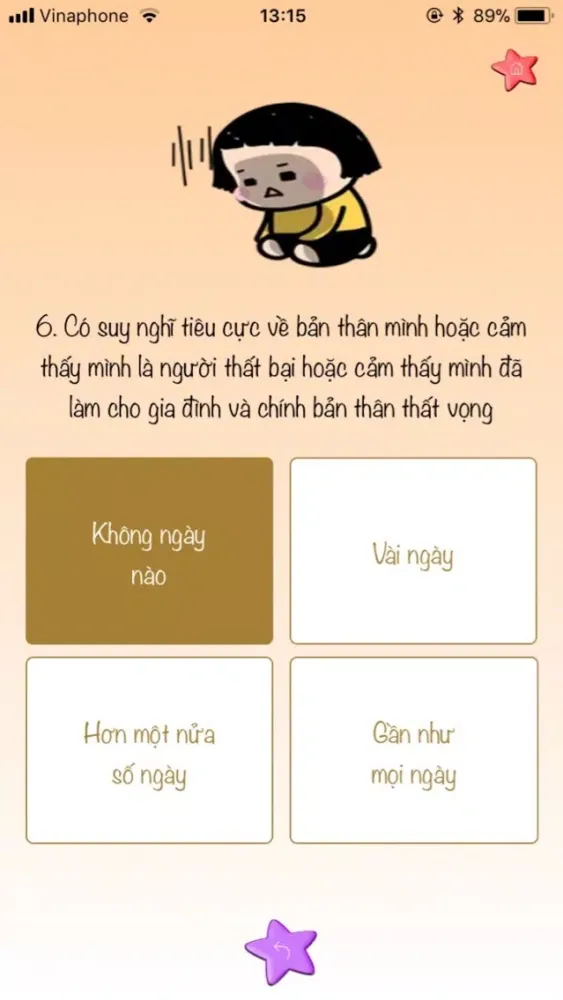 Tangkapan skrin Bệnh Trầm Cảm