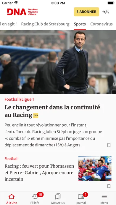 Dernières Nouvelles d'Alsace应用截图