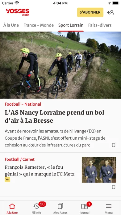 Скриншоты Vosges Matin, info en direct