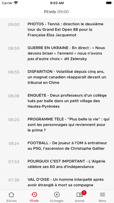 Скриншоты Vosges Matin, info en direct