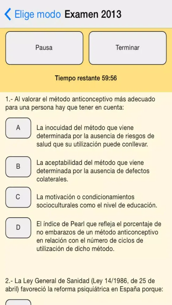 Examen EIR enfermeria應用截圖