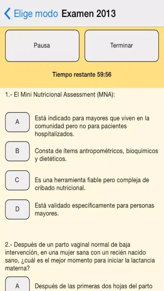 Examen EIR enfermeria應用截圖