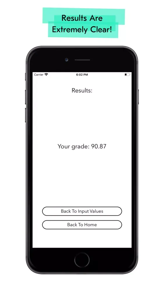 Tangkapan layar Grade/GPA Calculator