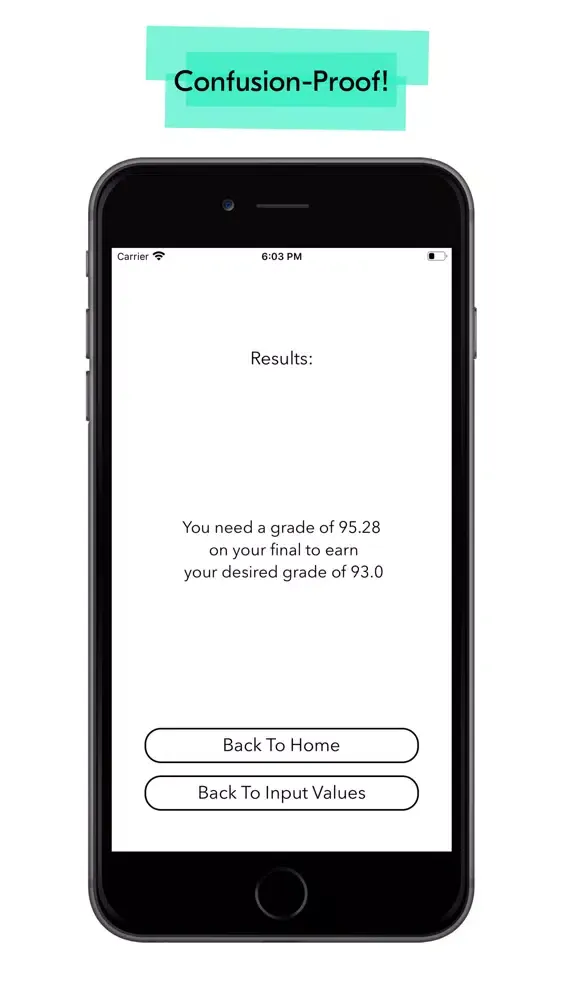 Tangkapan layar Grade/GPA Calculator