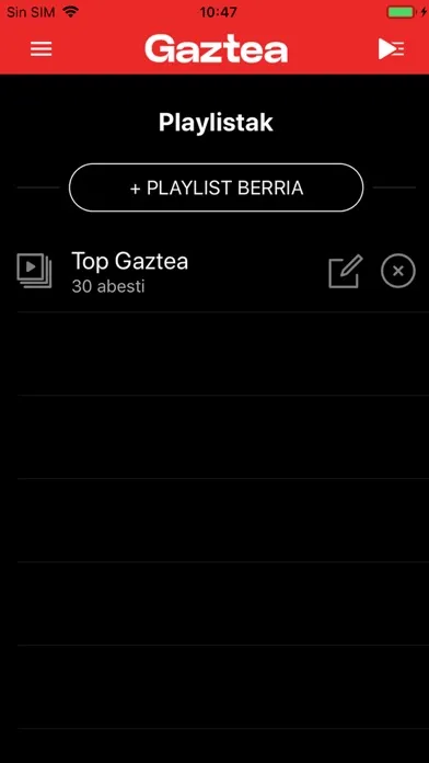 Captures d'écran de GAZTEA