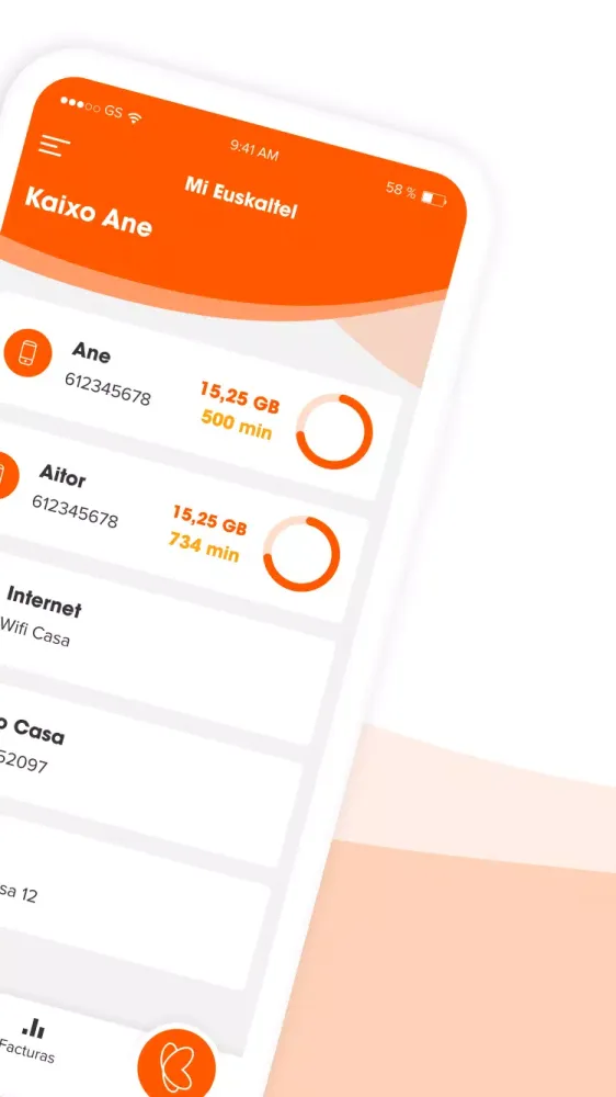 Capturas de pantalla de Mi Euskaltel: Área Cliente