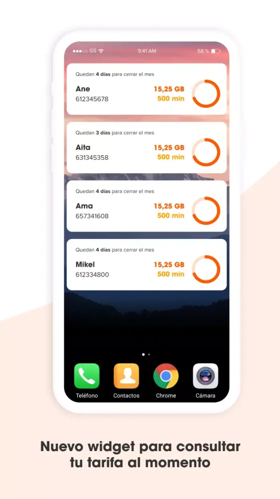 Capturas de pantalla de Mi Euskaltel: Área Cliente