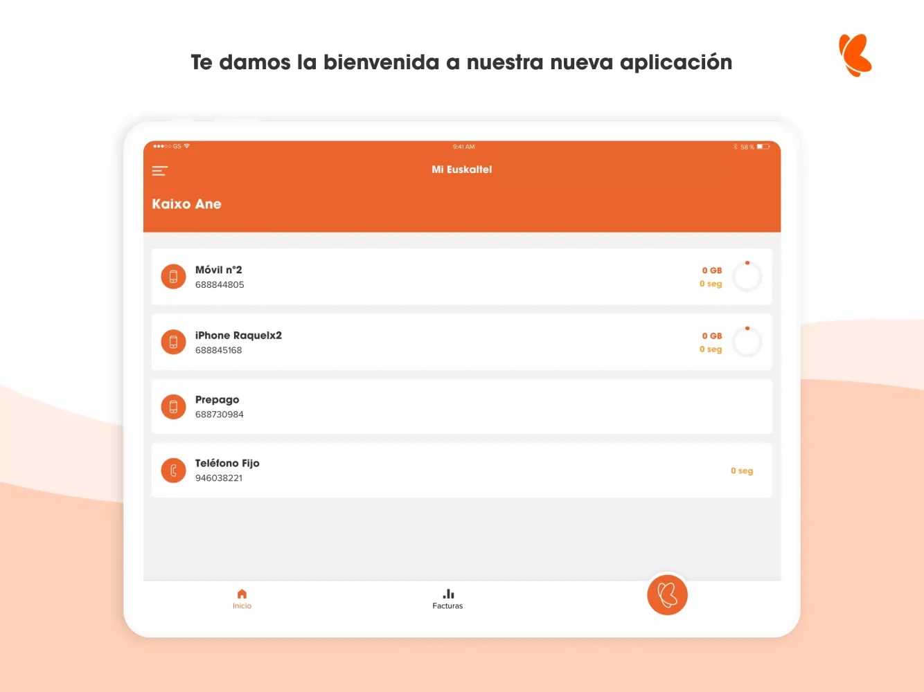 Capturas de pantalla de Mi Euskaltel: Área Cliente