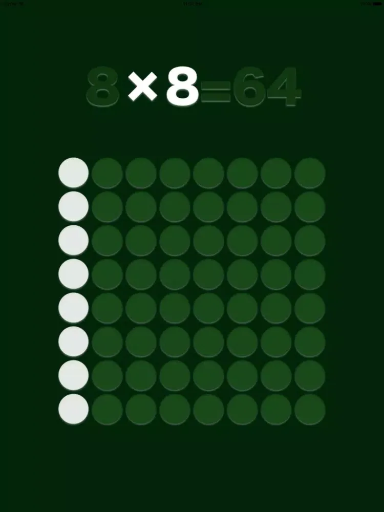 Tangkapan layar Eye-friendly Dots Card iPad 