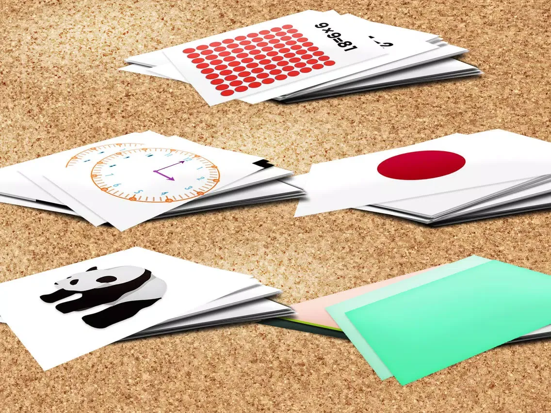 صور Flash Card (Dots Card, Flag, Color, Kanji, Animal) iPad 