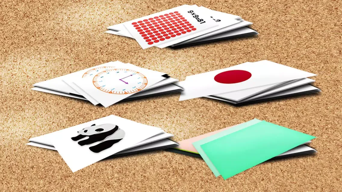 صور Flash Card (Dots Card, Flag, Color, Kanji, Animal)