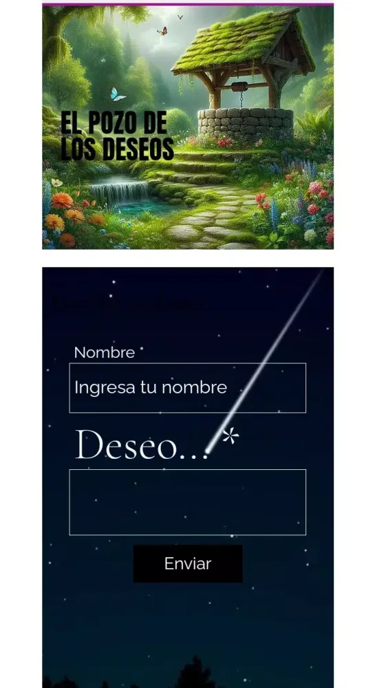 Tangkapan layar El Pozo de los Deseos