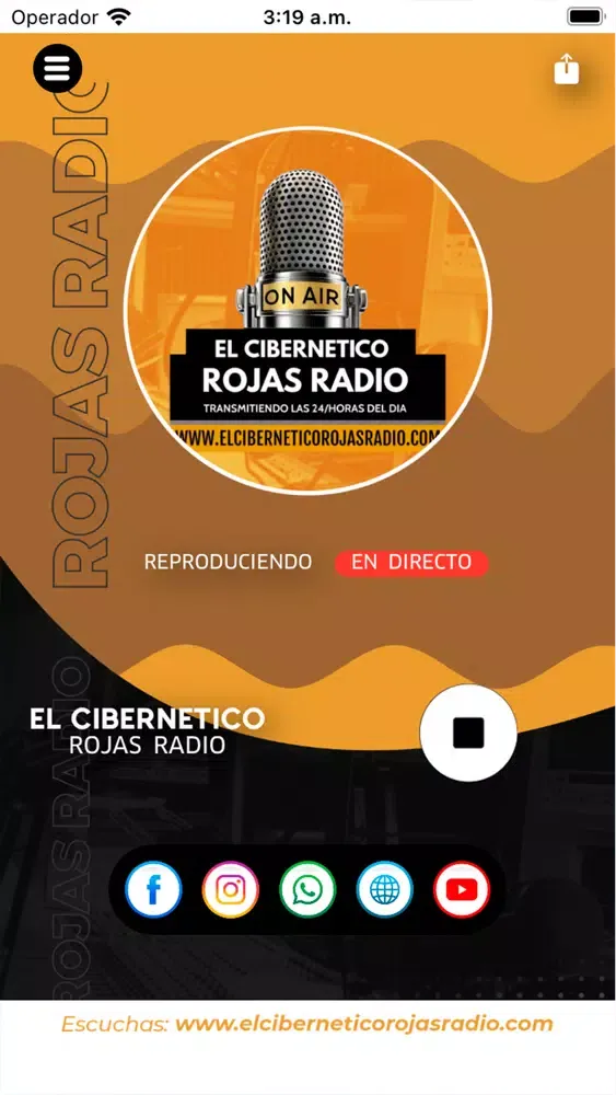 Screenshot di El Cibernetico Rojas Radio