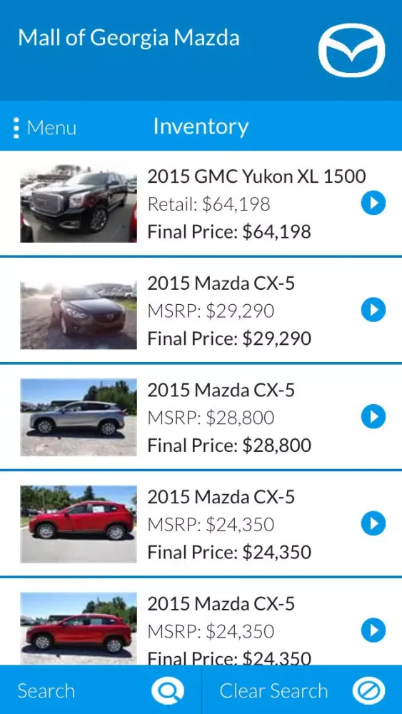 Скриншоты Mall of Georgia Mazda