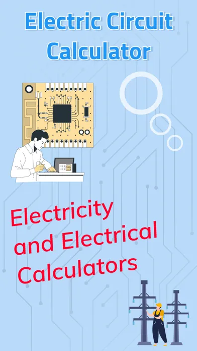 Capturas de pantalla de Electric circuit calculator