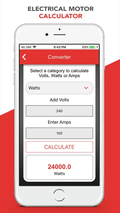 Electrical Motor - Calculator 스크린샷