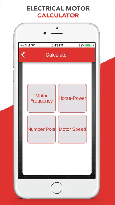 Electrical Motor - Calculator 스크린샷